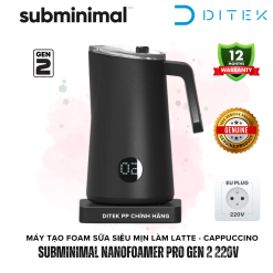 Nanofoamer PRO GEN 2 Máy tạo bọt sữa tự động siêu mịn cho Latte