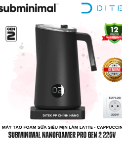 Nanofoamer PRO GEN 2 Máy tạo bọt sữa tự động siêu mịn cho Latte